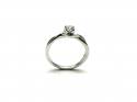 18ct White Gold Diamond Solitaire Ring