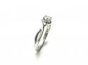 18ct White Gold Diamond Solitaire Ring