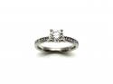 Platinum Diamond Solitaire Ring