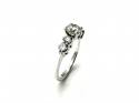 18ct White Gold Diamond Solitaire Ring