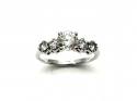 18ct White Gold Diamond Solitaire Ring