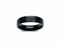 Tungsten Carbide Black IP Plating Ring