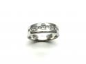 18ct White Gold Diamond Band Ring