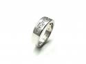 18ct White Gold Diamond Band Ring