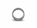 Tungsten Carbide & Thin Wood Inlay Ring