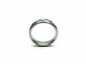 Tungsten Carbide & Abalone Shell Inlay Ring