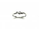 9ct White Gold Diamond Solitaire Ring