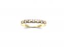 18ct Yellow Gold Diamond 7 Stone Ring