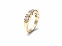 18ct Yellow Gold Diamond 6 Stone Ring