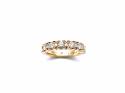 18ct Yellow Gold Diamond 6 Stone Ring