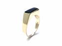 9ct Yellow Gold Onxy Signet Ring