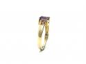 9ct Yellow Gold Amethyst & Tourmaline