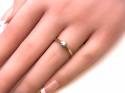 18ct Yellow Gold Diamond Solitaire Ring