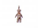 9ct CZ Moveable Teddy Bear Pendant