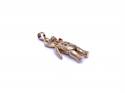 9ct CZ Moveable Teddy Bear Pendant