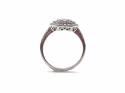 18ct White Gold Diamond Cluster Ring