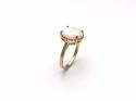 9ct Yellow Gold Opal Solitaire Ring