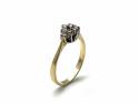 18ct Yellow Gold Diamond Cluster Ring