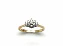 18ct Yellow Gold Diamond Cluster Ring