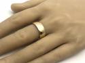 9ct Yellow Gold D Shaped Wedding Ring 8mm
