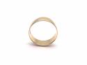 9ct Yellow Gold D Shaped Wedding Ring 8mm