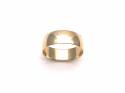 9ct Yellow Gold D Shaped Wedding Ring 8mm