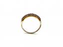 Gold Plated Silver Diamond Pave Ring