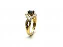 18ct Sapphire & Diamond Cluster Ring