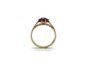 9ct Yellow Gold Synthetic Ruby Ring