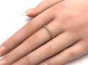 14ct Yellow Gold Beaded Ring