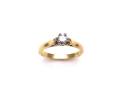 18ct Diamond Solitaire Ring 0.19ct