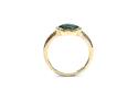 9ct Yellow Gold Malachite Ring & Diamond Ring