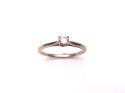18ct White Gold Diamond Solitaire Ring
