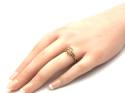 9ct Imperial Topaz & Diamond Ring