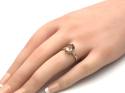 9ct Tourmaline & Diamond Ring
