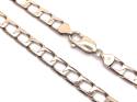 9ct Yellow Gold Flat Curb Chain 20 inch