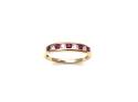 9ct Yellow Gold Ruby & Diamond Eternity Ring