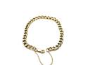 9ct Yellow Gold Flat Curb Bracelet