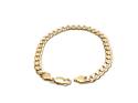 9ct Flat Curb Bracelet 9 1/4 inch