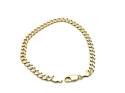 9ct Yellow Gold Curb Bracelet 8.75 inch