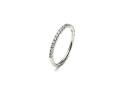 Platinum Diamond Claw Set Eternity Ring 0.25ct