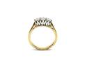 18ct Yellow Gold Diamond 3 Stone Ring