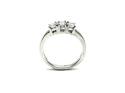 18ct White Gold Diamond 3 Stone Ring