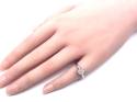 18ct White Gold Diamond Cluster Ring