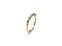 18ct Yellow Gold Emerald & Diamond Eternity Ring