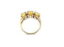 9ct Yellow Gold Fluorite & Diamond Ring