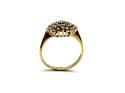 18ct Yellow Gold Diamond Cluster Ring