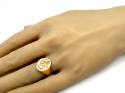 18ct Yellow Gold Seal Signet Ring