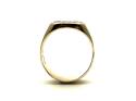 9ct Yellow Gold Diamond Gents Ring