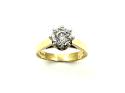 18ct Yellow Gold Diamond Solitaire Ring